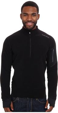La Montana Zip-T (Black/Black) Men's Long Sleeve Pullover