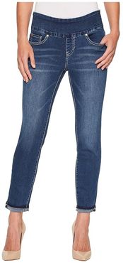 Amelia Pull-On Slim Ankle Jean (Kodiak Blue/Undone Hem) Women's Jeans