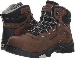 Amplitude 5 Comp Toe Waterproof (Brown) Men's Work Boots