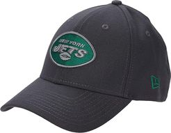 NFL Stretch Fit Graphite 3930 -- New York Jets (Graphite) Baseball Caps