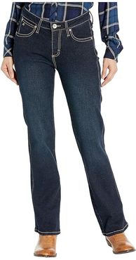 Aura Mid-Rise Instantly Slimming Jeans (Dark Wash) Women's Jeans