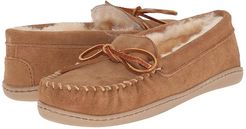 Sheepskin Hardsole Moc (Golden Tan) Women's Moccasin Shoes