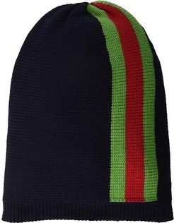 GG Beanie (Little Kids/Big Kids) (Midnight Blue/Dark Green) Caps