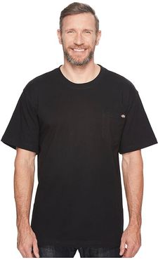 Heavyweight Crew Neck Tee (Black) Men's T Shirt