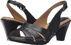 Neima - Soft Spots (Black Velvet Sheep Nappa) Women's Dress Sandals