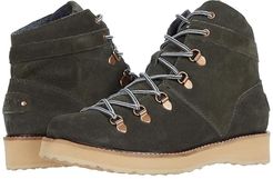 Spencir Leather Boots (Olive) Women's Boots