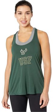 South Florida Bulls Swing Tank (Dark Green) Women's Sleeveless