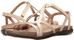 Dorith (Gold Threads Leather) Women's Sandals