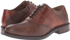 Tabor Saddle Dress Oxford (Brown Oiled Nubuck/Mahogany) Men's Plain Toe Shoes