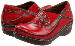 Burbank (Red) Women's Clog Shoes