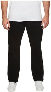 Big Tall Hampton Straight Fit Jeans (Hudson Black) Men's Clothing