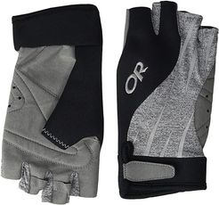 Upsurge Fingerless Paddle Gloves (Black/Charcoal Heather) Extreme Cold Weather Gloves