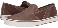 Pacific Palms (Brown Vegan Leather) Men's Slip on  Shoes