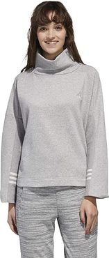 Essentials Comfort Funnel Neck Sweater (Medium Grey Heather) Women's Clothing