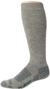 Reliable Boot Sock (Gray) Men's Crew Cut Socks Shoes