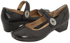 Cara (Savonna Black Leather) Women's Maryjane Shoes