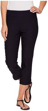 Stretch Bengaline 22 Flatten It Pull-On Capris (Ink) Women's Casual Pants