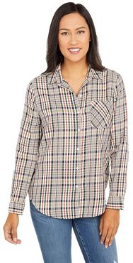 Classic Shirt (Brown Multi) Women's Clothing