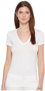 Michele Top (Resort White) Women's Clothing