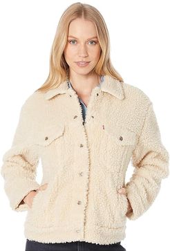 Ex-Boyfriend AO Sherpa Trucker (Cloud Cream Sherpa) Women's Clothing