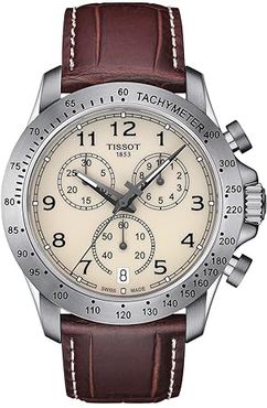 V8 Quartz Chronograph - T1064171626200 (Silver/Brown) Watches