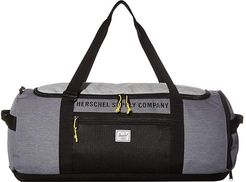 Sutton Carryall (Mid Grey Crosshatch/Light Grey Crosshatch/Black) Duffel Bags