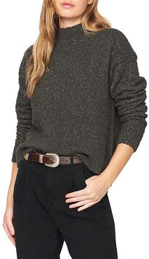 Teddy Mock Sweater (Forest) Women's Sweater