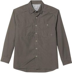 Gauge Long Sleeve Shirt (Gunmetal) Men's Clothing