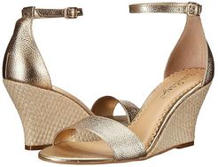 Bridgette Wedge (Gold Metallic) Women's Wedge Shoes