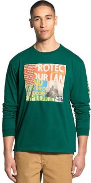 Rogue Graphic Long Sleeve Tee (Evergreen) Men's T Shirt