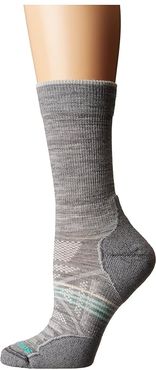 PhD(r) Outdoor Light Crew (Light Gray) Women's Crew Cut Socks Shoes