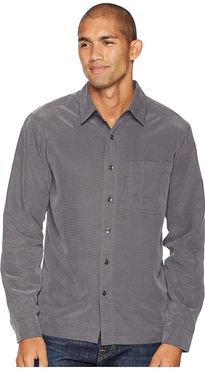 Desert Pucker Dry Long Sleeve (Asphalt) Men's Long Sleeve Button Up