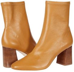 Elise Slim Ankle Bootie (Camel) Women's Shoes