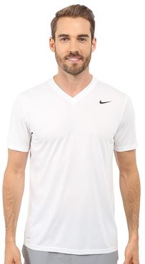 Legend 2.0 Short Sleeve V-Neck Tee (White) Men's T Shirt