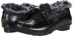 Saltwater 1-Eye Cozy (Black/Black) Women's Shoes