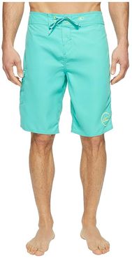 Santa Cruz Solid 2.0 Boardshorts (Aqua) Men's Swimwear
