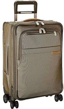 Baseline Domestic Carry-On Expandable Spinner (Olive) Carry on Luggage