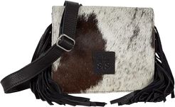 Cowhide Miss Kitty Crossbody (Cowhide/Black) Handbags
