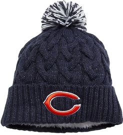 NFL Cozy Cable Knit -- Chicago Bears (Navy) Beanies