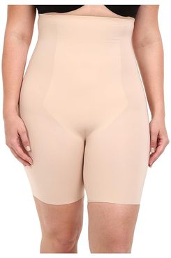 Thinstincts High-Waisted Mid-Thigh Short (Soft Nude) Women's Underwear