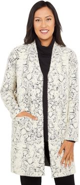 Sarahi Leopard Cardigan (Snake) Women's Sweater