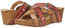 Thevana (Red Multi) Women's Shoes