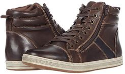 Lucas Hi (Coffee Burnished Waxy Nubuck) Men's Lace up casual Shoes