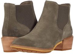 Sutherlin Bay Low Chelsea (Olive Suede) Women's Boots