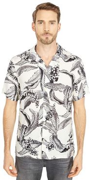 Kahuna Short Sleeve Shirt (Ecru) Men's Clothing