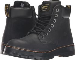 Winch Service 7-Eye Boot (Black Wyoming) Men's Work Lace-up Boots