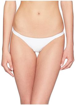 Carmen Ribbed Bottoms (White/Eco Rib) Women's Swimwear