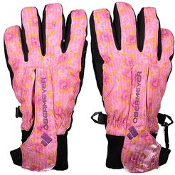 Thumbs Up Gloves Print (Little Kids/Big Kids) (Roselet Pink) Extreme Cold Weather Gloves