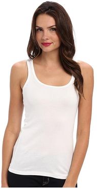 1x1 Classic Tank Top (White) Women's Sleeveless