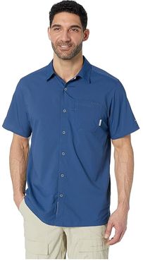 Slack Tide Camp Shirt (Carbon) Men's Short Sleeve Button Up